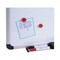 Universal 24 in. x 18 in. Melamine Cork/Dry Erase Board - Tan/White Surface, Aluminum/Plastic Frame